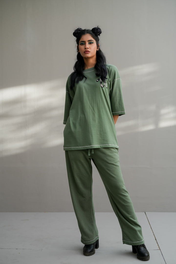 Chain Stitch Cord Set – Light Olive Green - Movement Store