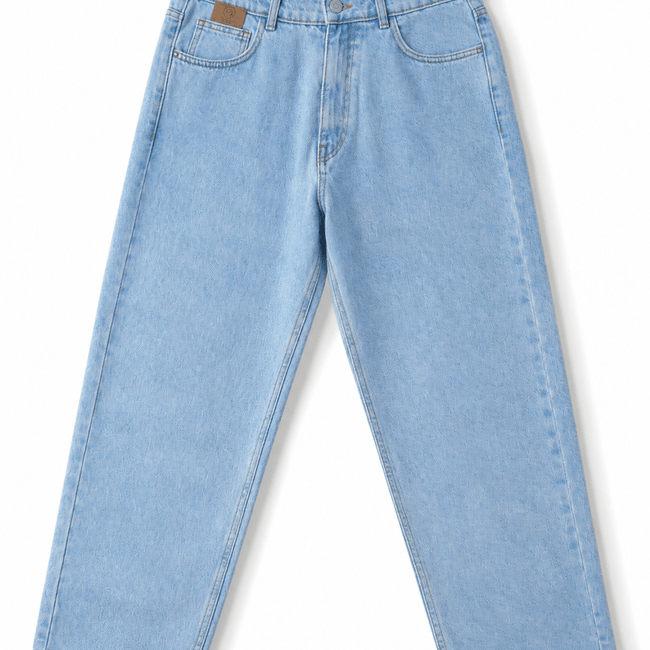 Classic Light Wash Baggy Denim Jeans - Movement Store