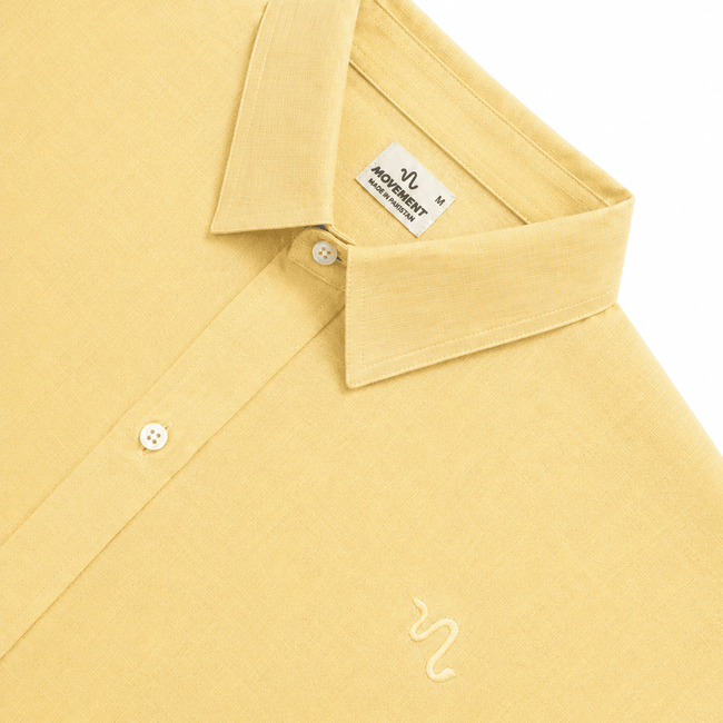 Coastal Breeze Shirt (Butter Yellow) - Movement Store