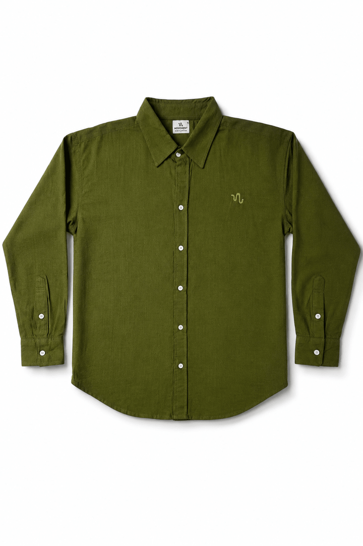 Coastal Breeze Shirt (Dark Green) - Movement Store