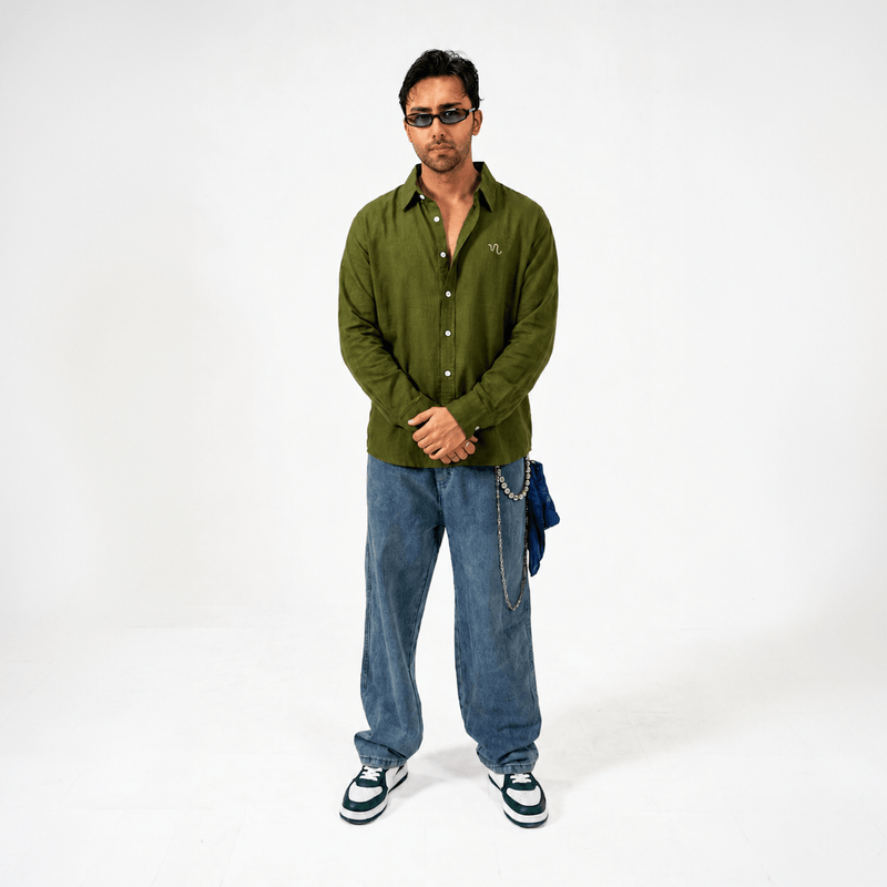 Coastal Breeze Shirt (Dark Green)