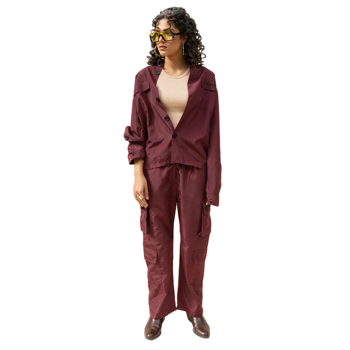 Burgundy Cordset