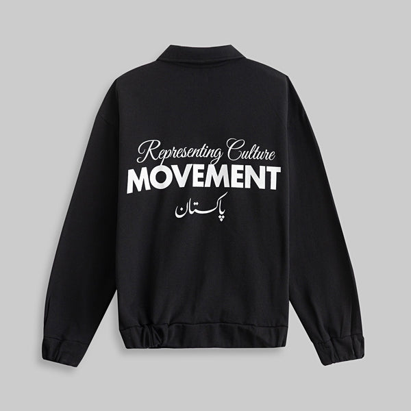 CORE ESSENTIAL HALF-ZIP BLACK
