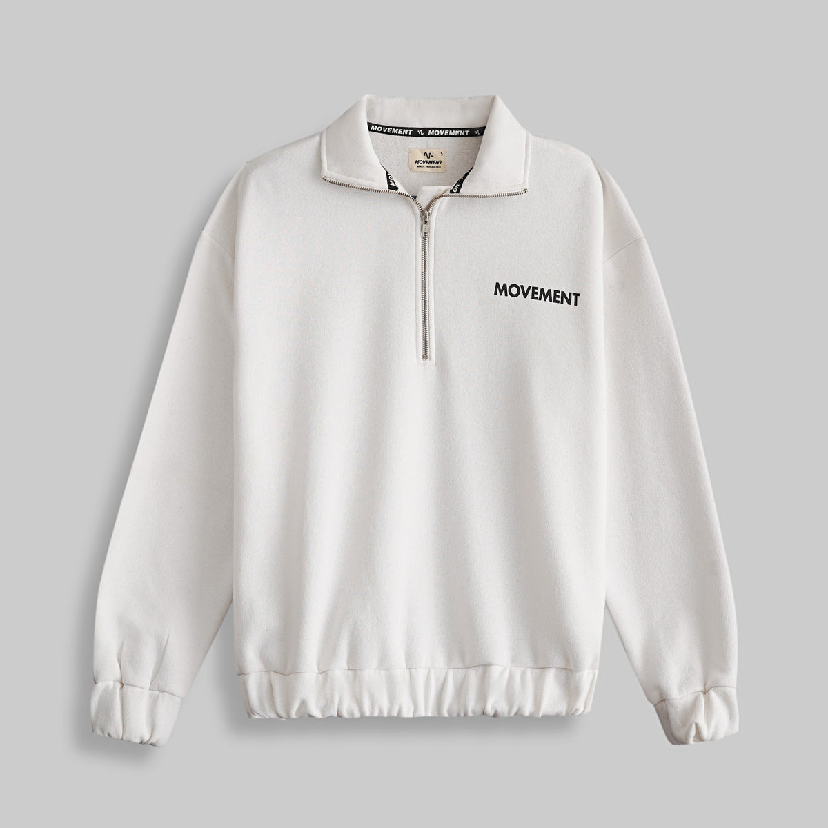 CORE ESSENTIAL HALF-ZIP WHITE