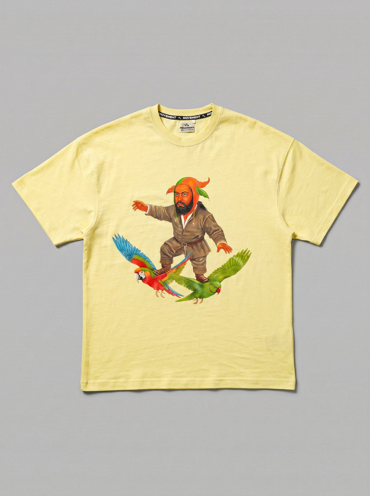 DC-005. YELLOW PARROT-SURFER TEE