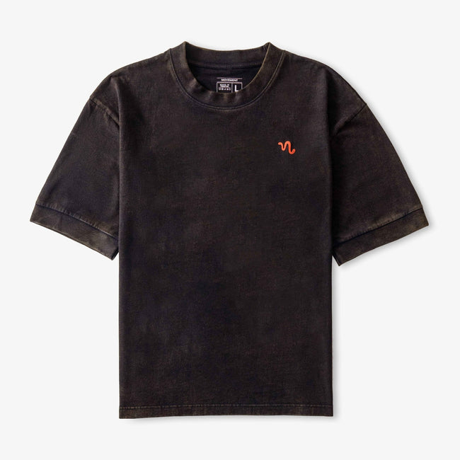 EXODUS Black Acid Wash Tee - Movement Store