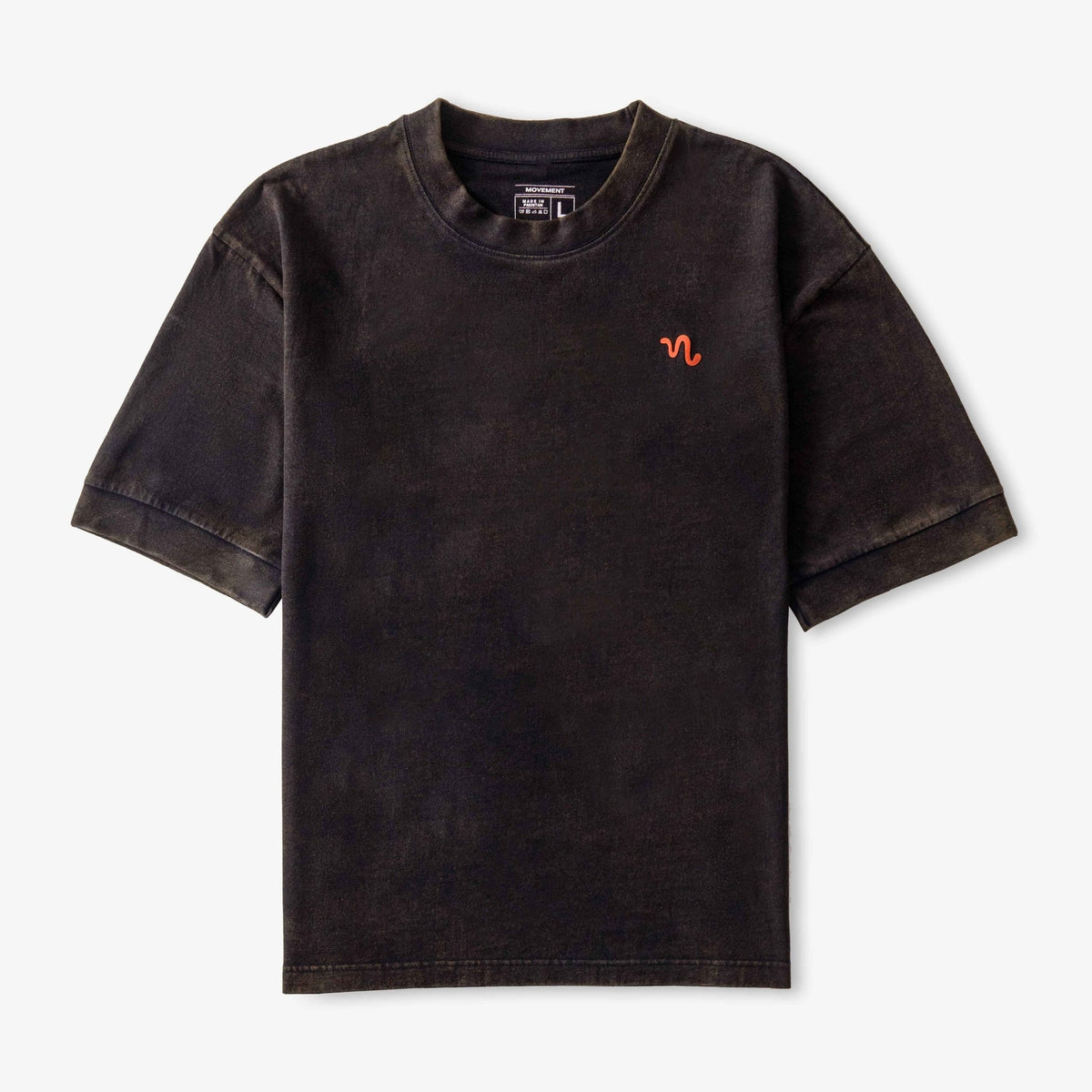 EXODUS Black Acid Wash Tee