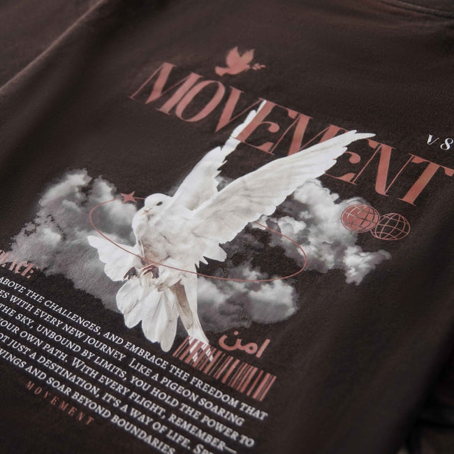 EXODUS Black Acid Wash Tee - Movement Store