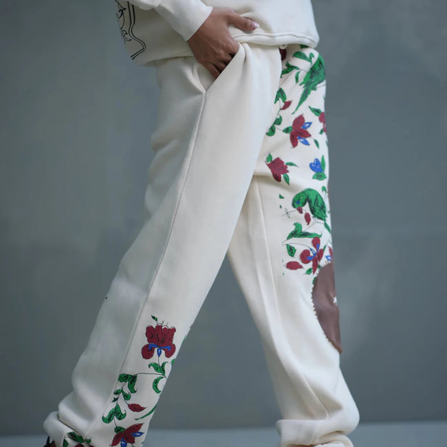Floral Patch Sweatpants - Movement Store