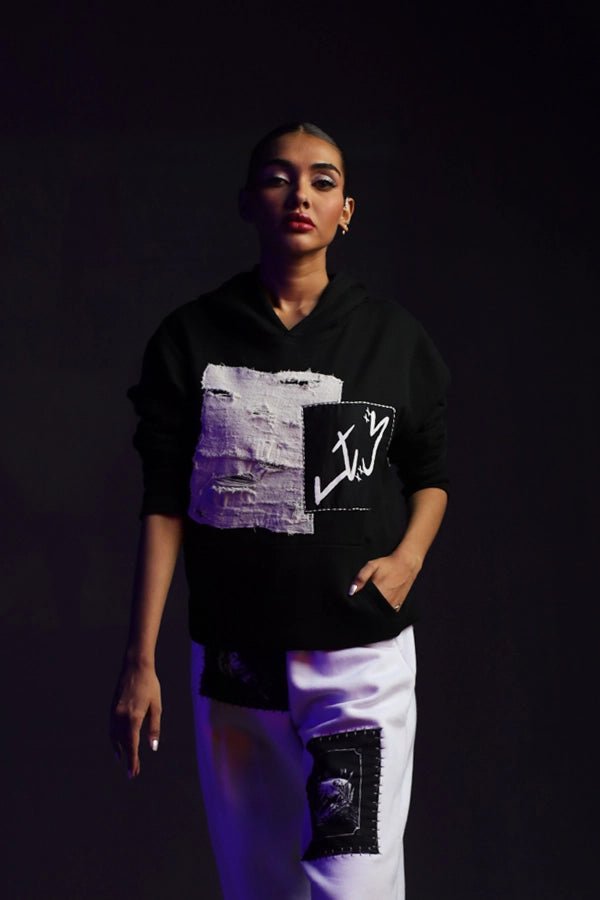 H-05: Angel hoodie Black