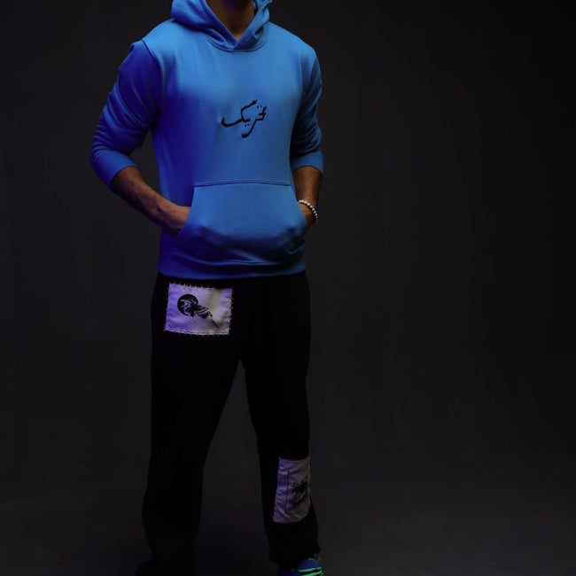 H-08: Basic Hoodie Blue - Movement Store