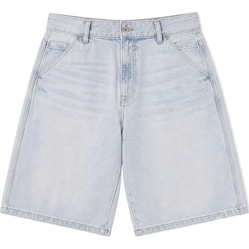Ice Wash Denim Shorts
