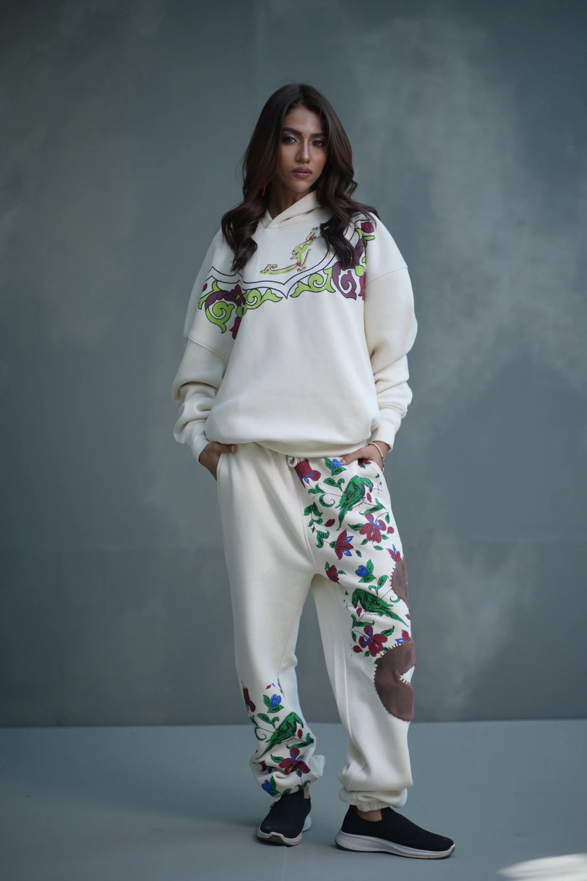 Ivory Garden Hoodie