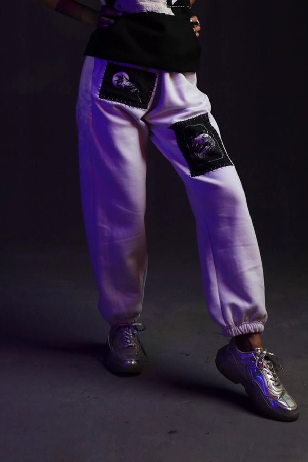 L-01 Shark & Bird - White Lower