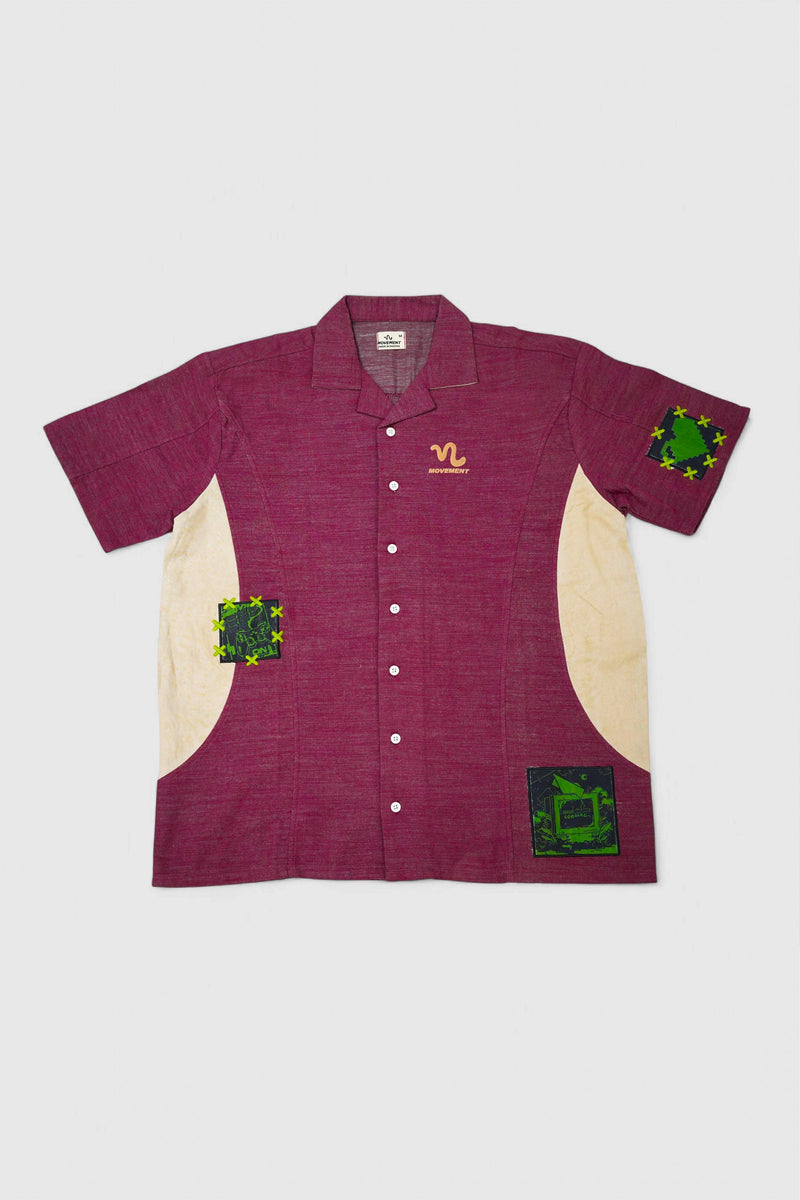 The Glitch Button Up