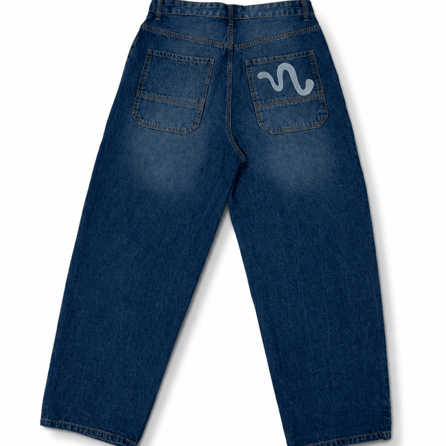 Midnight Wash Baggy Denim - Movement Store
