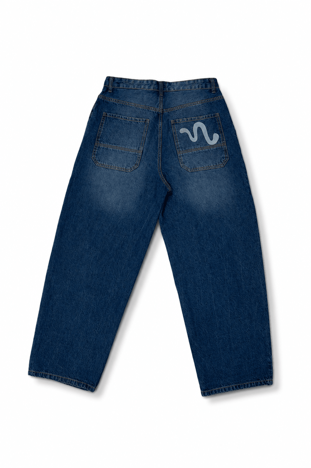 Midnight Wash Baggy Denim