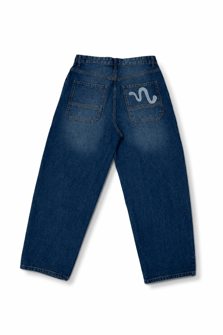 Midnight Wash Baggy Denim - Movement Store