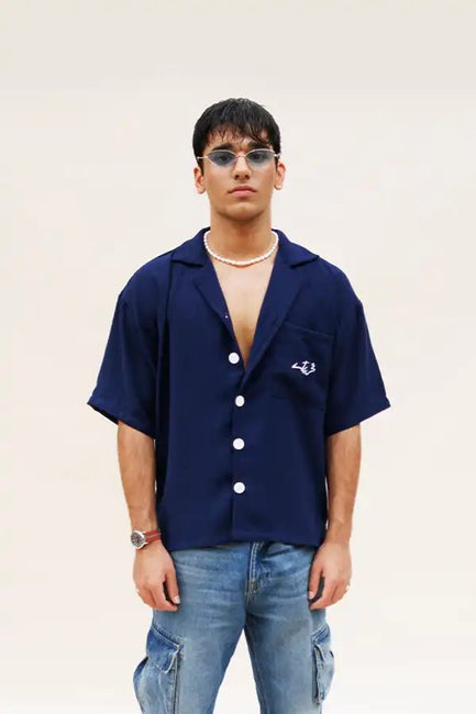 Navy Blue Shirt - Movement Store