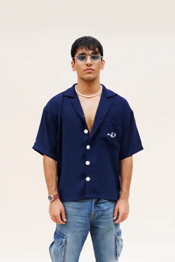 Navy Blue Shirt