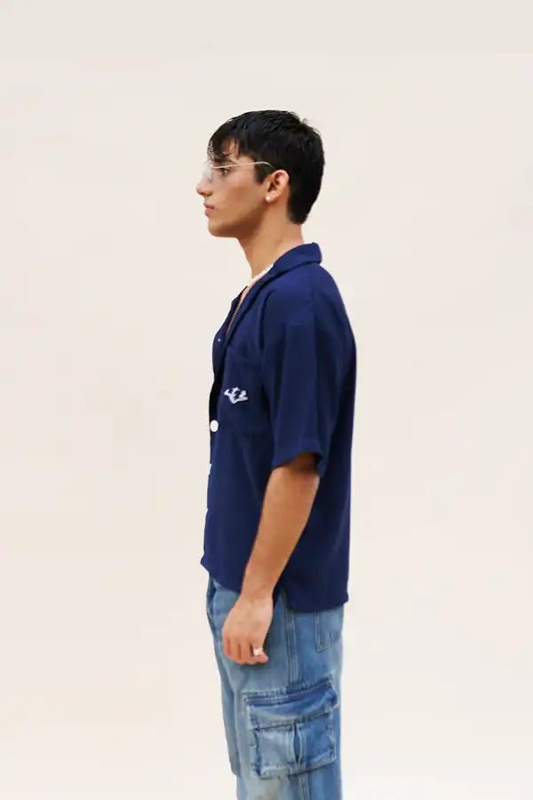 Navy Blue Shirt