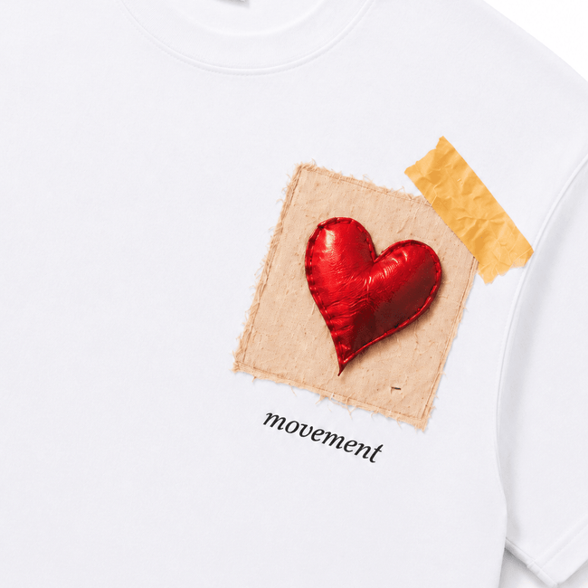 Stitched Heart Tee - Movement Store