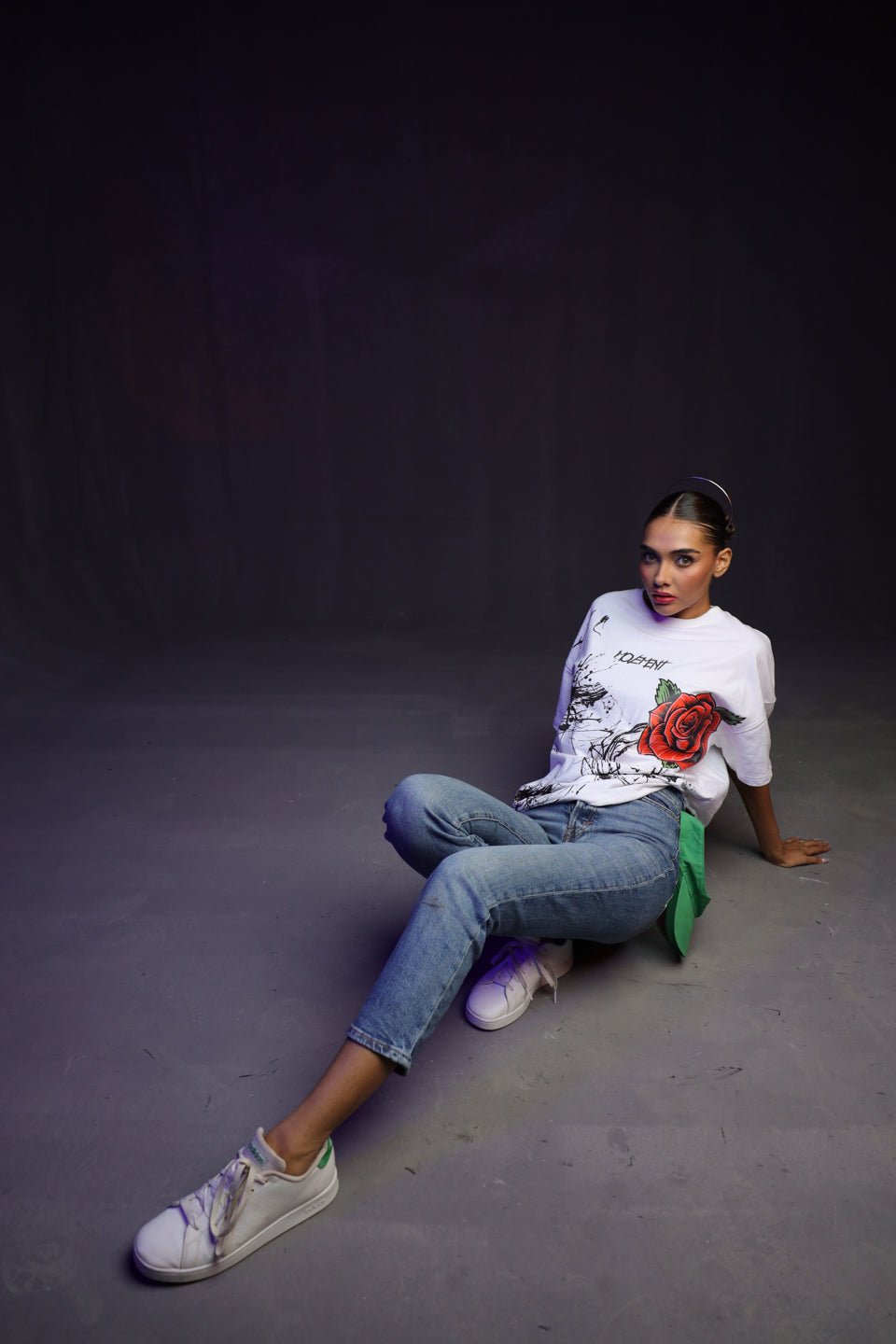 T-04: Splash and Rose Tee