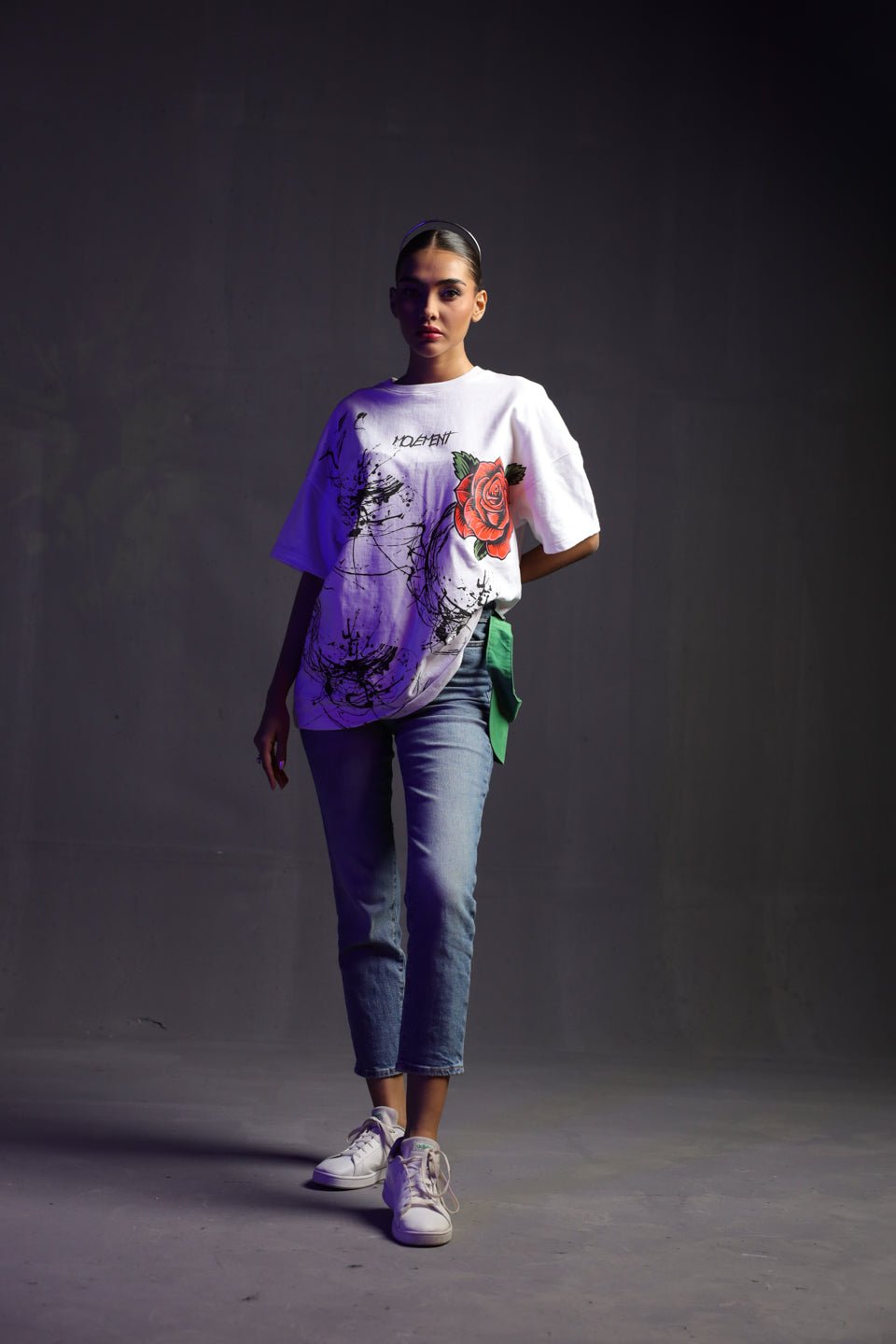 T-04: Splash and Rose Tee