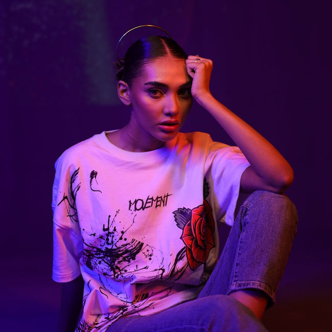 T-04: Splash and Rose Tee - Movement Store