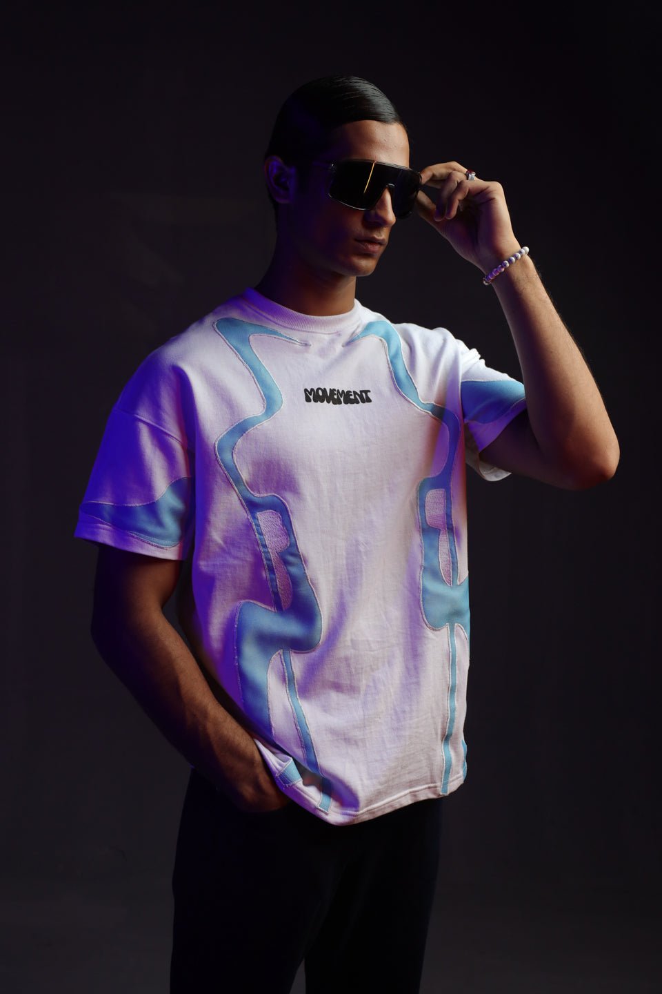 T-05: Blue Applique Tee