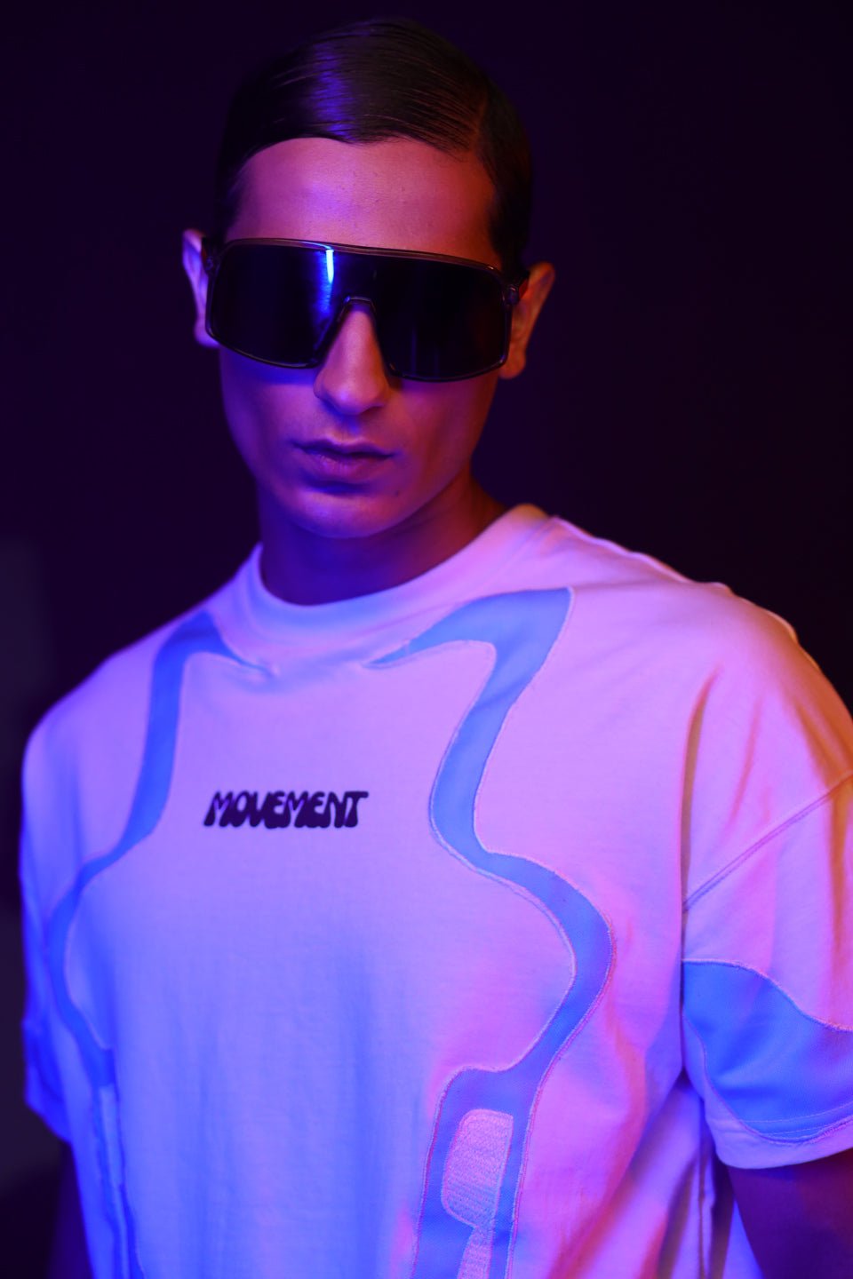 T-05: Blue Applique Tee