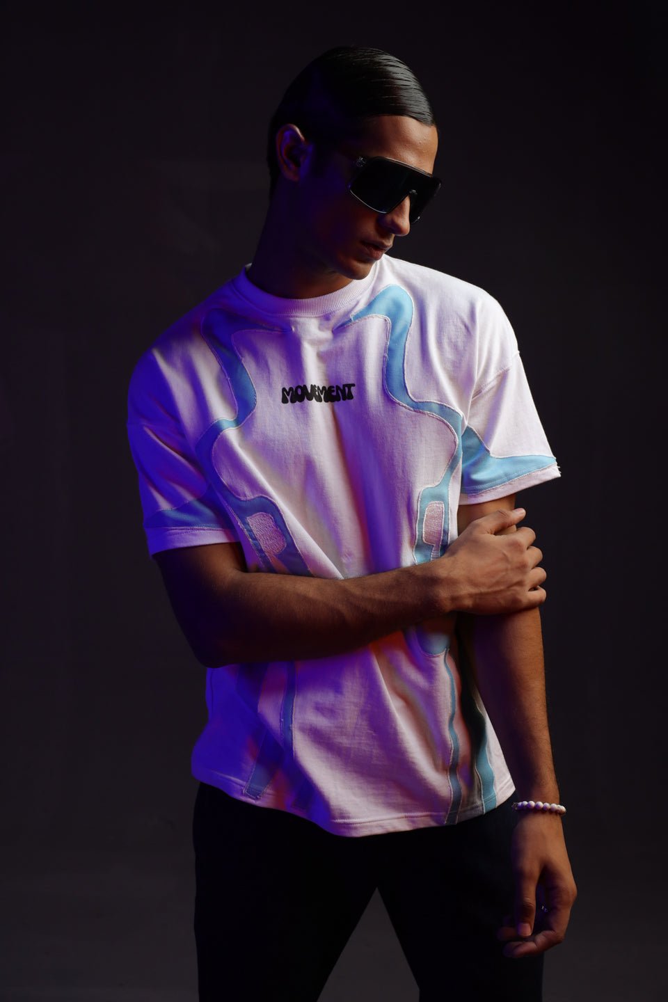 T-05: Blue Applique Tee