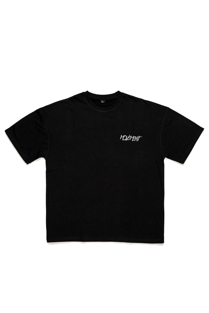T-06 Black Basic Tee - Movement Store