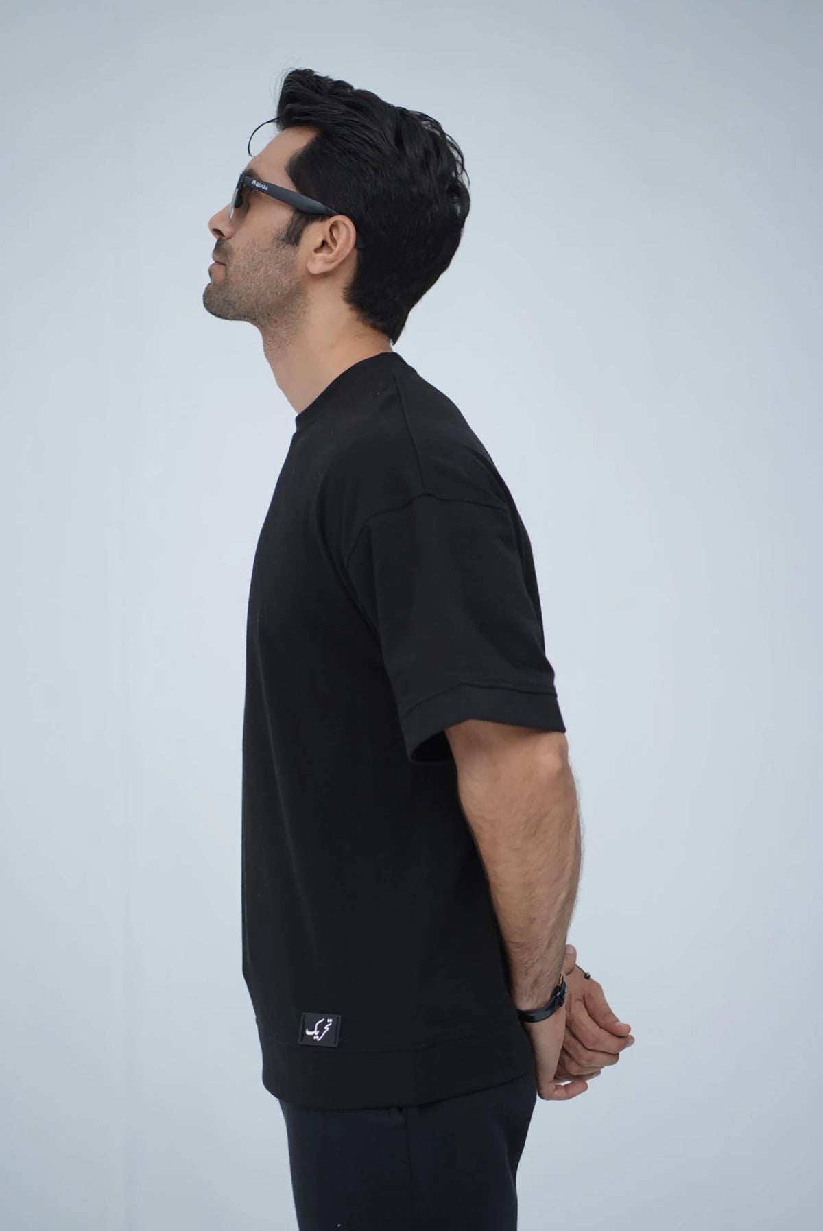 Tehreek — Classic Oversized Tee (Black)