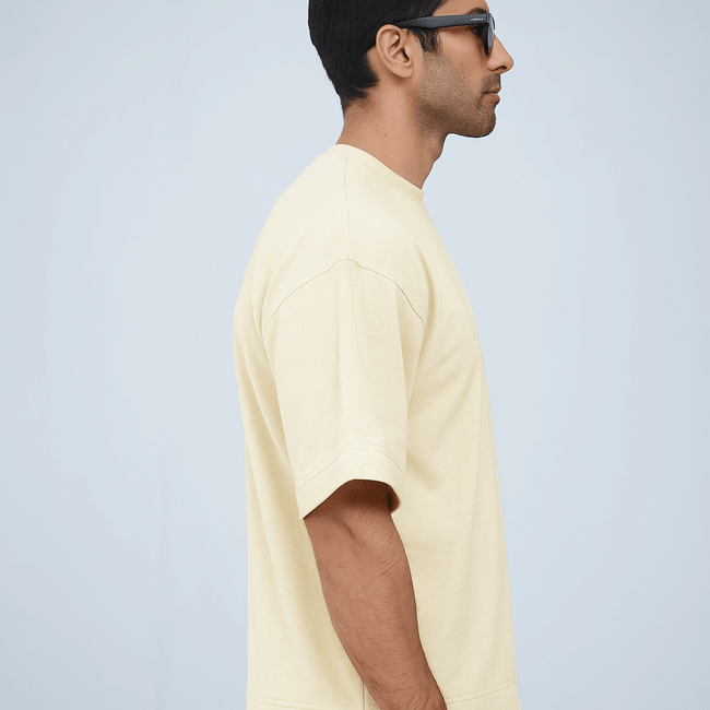 Tehreek — Classic Oversized Tee (Cream) - Movement Store