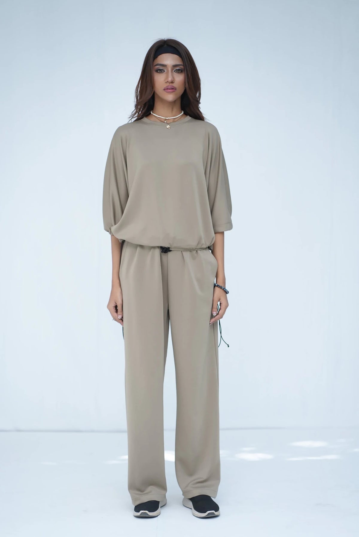 Tehreek — Cord-Set (Beige)