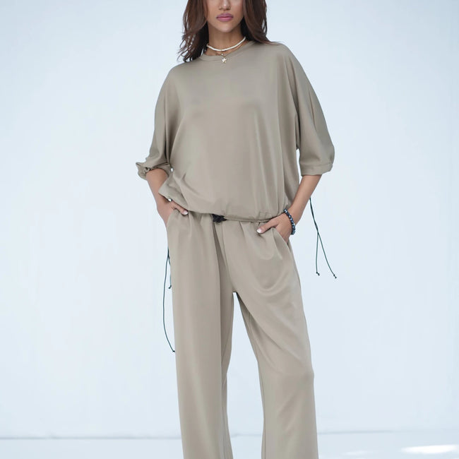 Tehreek — Cord-Set (Beige) - Movement Store