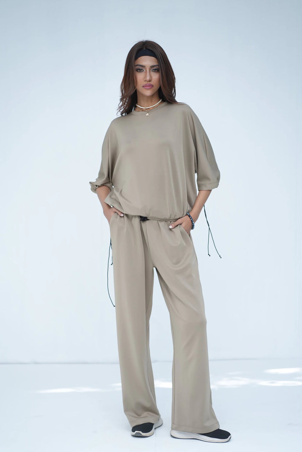 Tehreek — Cord-Set (Beige)