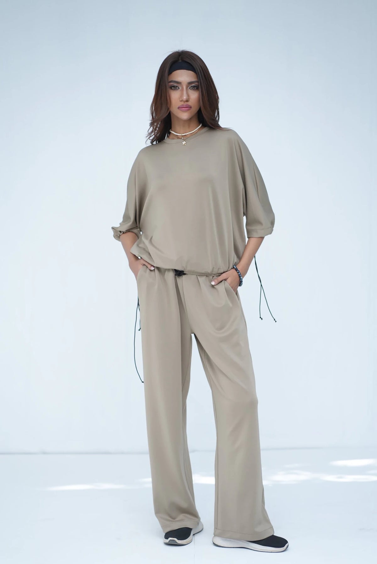 Tehreek — Cord-Set (Beige)