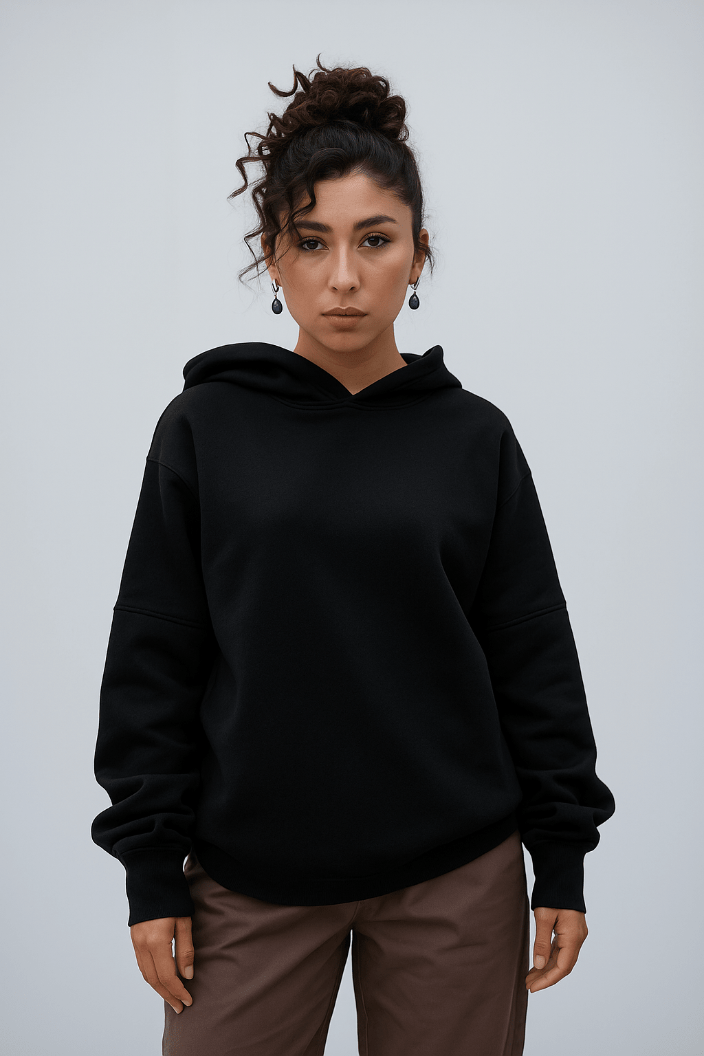 Tehreek — Relaxed Hoodie ( Black)