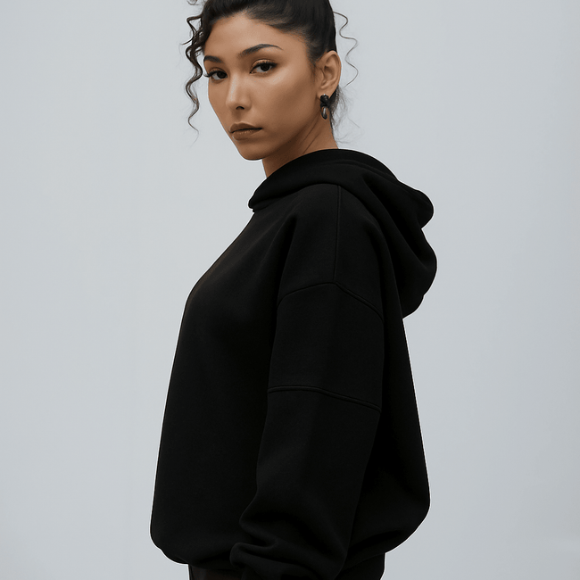 Tehreek — Relaxed Hoodie ( Black) - Movement Store