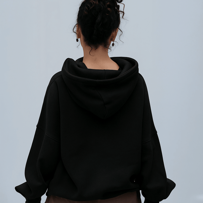 Tehreek — Relaxed Hoodie ( Black) - Movement Store