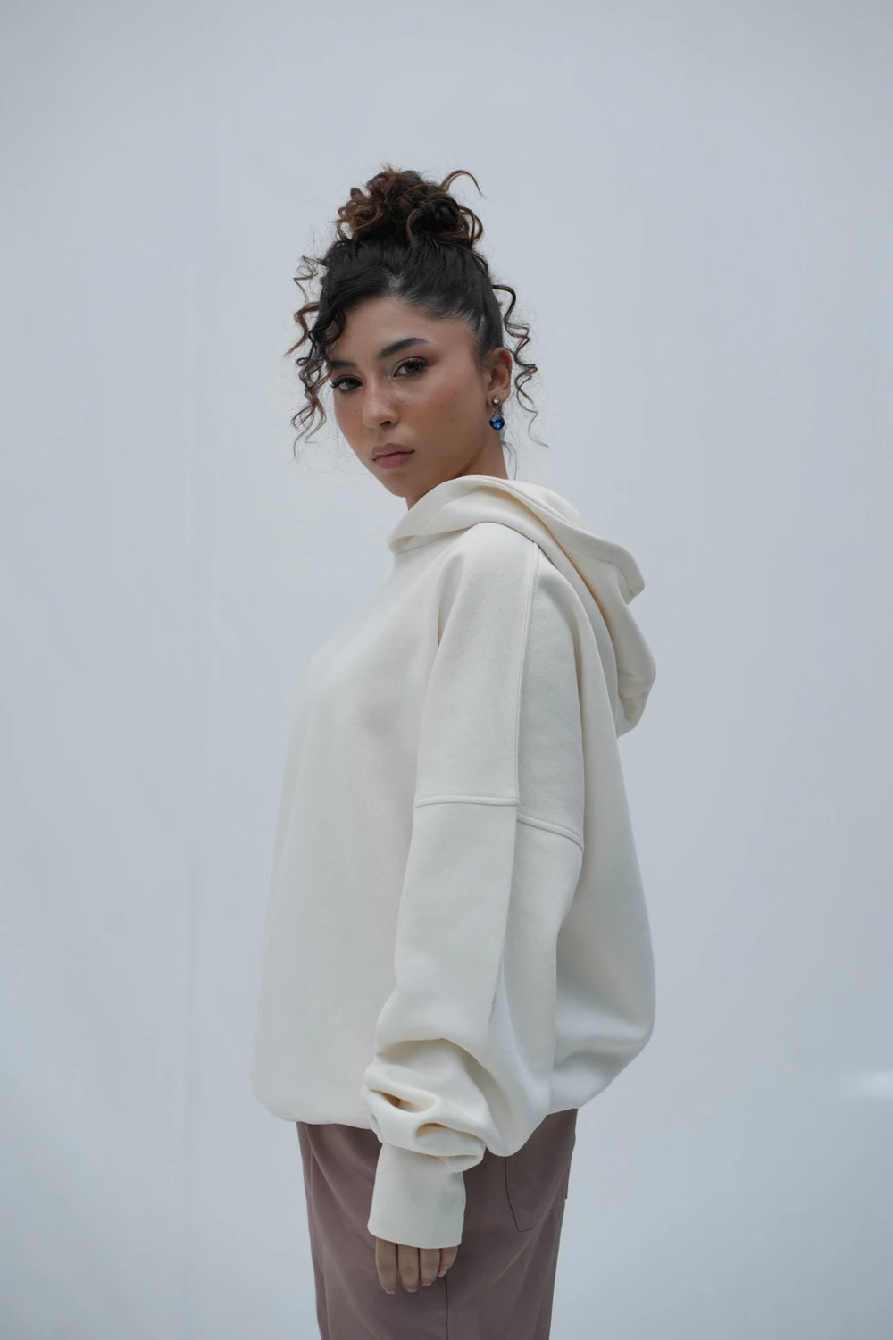 Tehreek — Relaxed Hoodie ( Off-White)