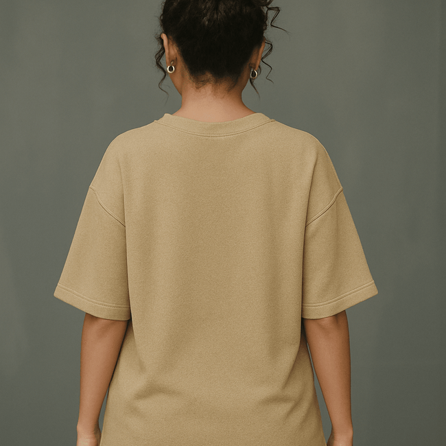 Tehreek — Teddy Tee (Beige) - Movement Store