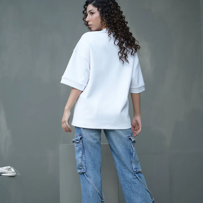 Tehreek — Teddy Tee (white) - Movement Store
