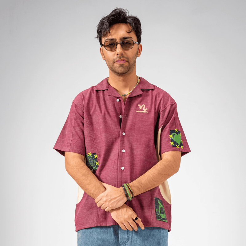 The Glitch Button Up