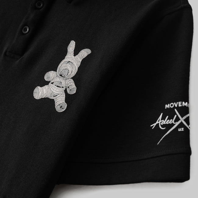 THE QUAD-BEAR GRID POLO - Movement Store